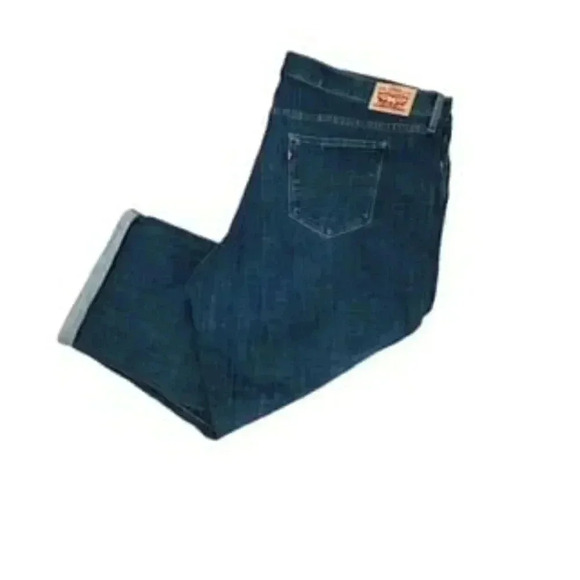 NEW Levi’s‎ 311 Shaping Skinny Capri Dark Wash Women’s 24W NWT - Picture 11 of 12